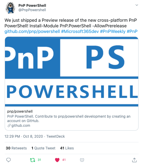 Game Changer - Cross Platform PnP Framework and PowerShell Preview Releases